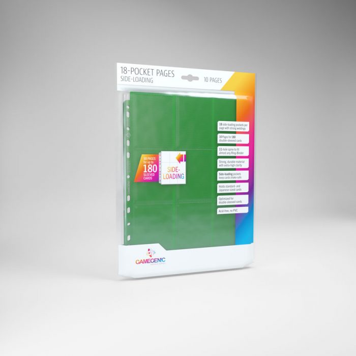 Gamegenic 18-Pocket Pages Side-Loading (10 pages bag)