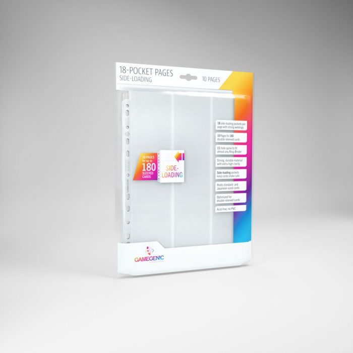 Gamegenic 18-Pocket Pages Side-Loading (10 pages bag)