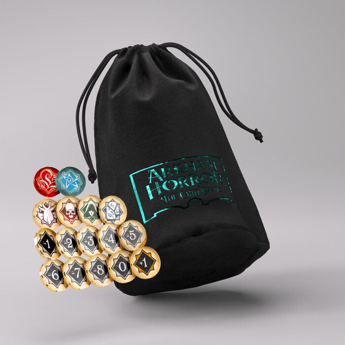 Gamegenic Arkham Horror Chaos Tokens & Token Bag