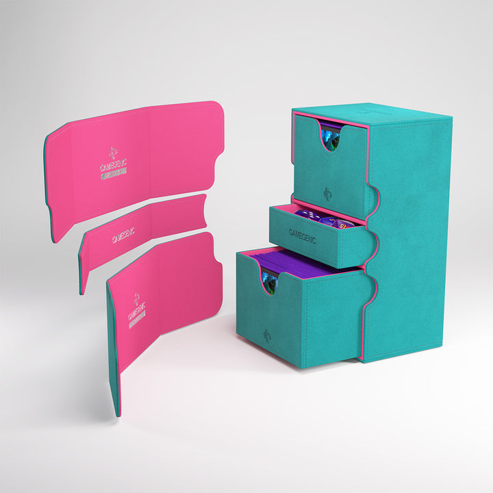 Gamegenic Stronghold 200+ XL Convertible (teal-pink)