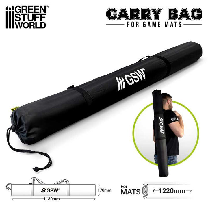 Game mat carrying bags 122cm (Green Stuff World)