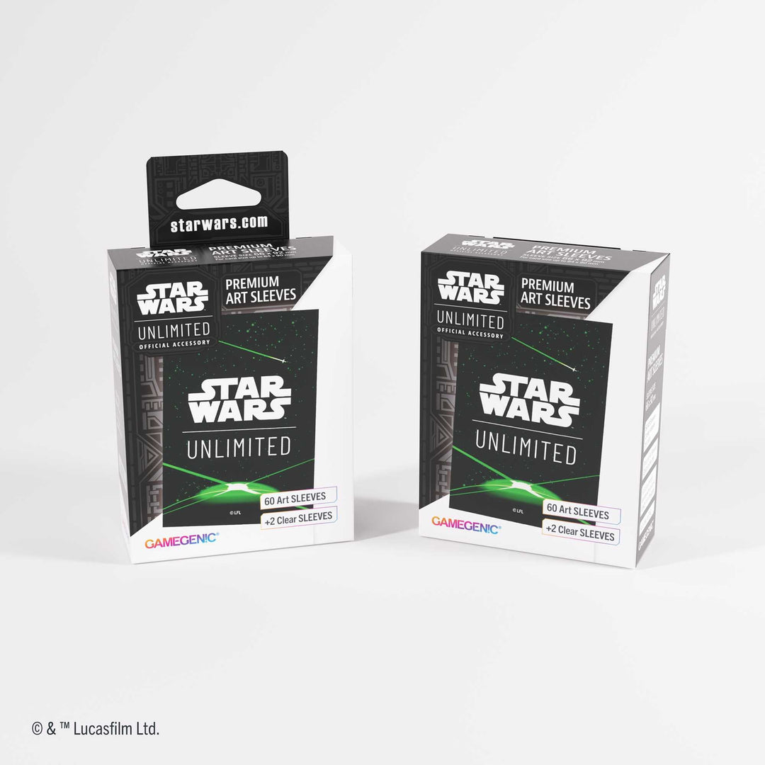 Gamegenic Star Wars: Unlimited Premium Art Sleeves - Card Back Green