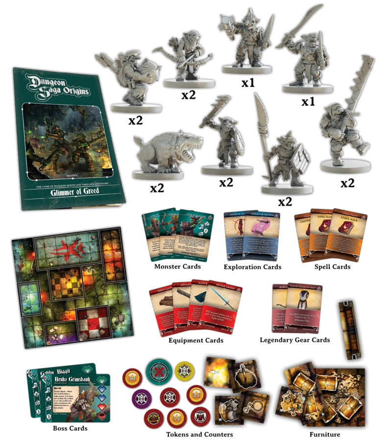 Dungeon Saga Origins: Glimmer of Greed Expansion