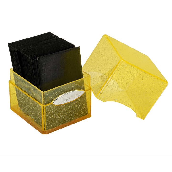 Glitter Satin Cube - Yellow (Ultra PRO)