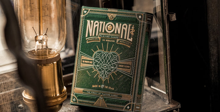 Green National Playing Cards (theory11)