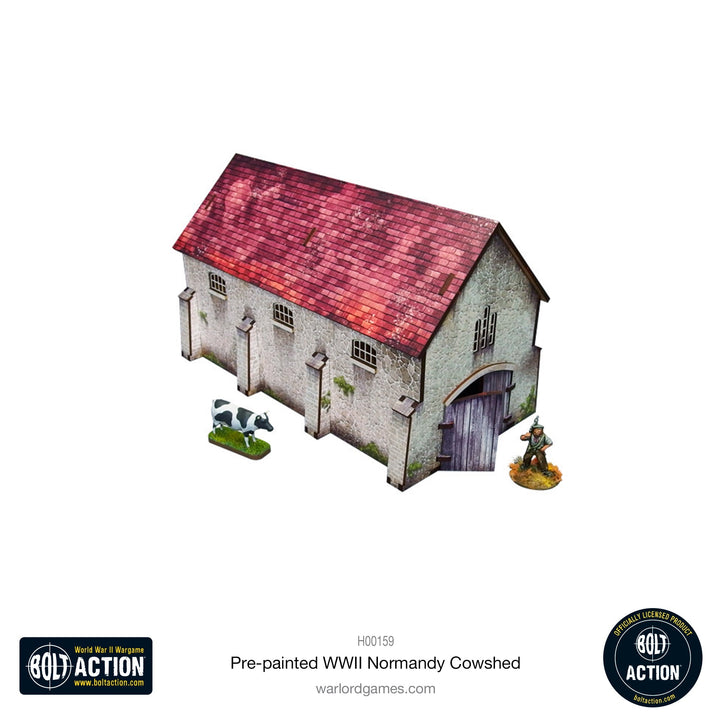 Bolt Action: Pre-painted WWII Normandy Cowshed