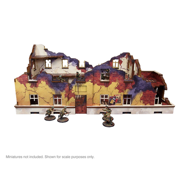 Pre-Painted WW2 Ostfront Stalingrad School Left (with balcony)