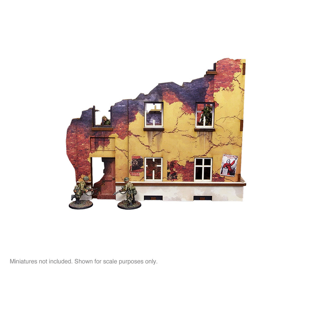 Pre-Painted WW2 Ostfront Stalingrad School Right (with 3rd floor)