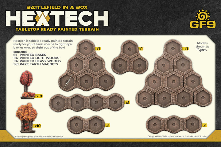 HexTech: Woods Light & Heavy - (x6 Autumn) (HEXT29)