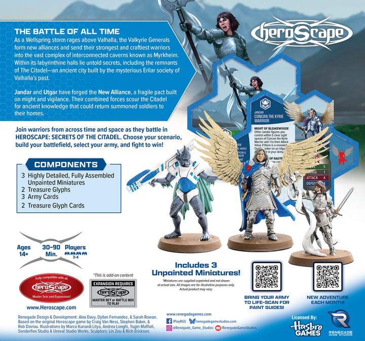 Heroscape: Secrets of the Citadel - Paragons of the New Alliance Army Expansion