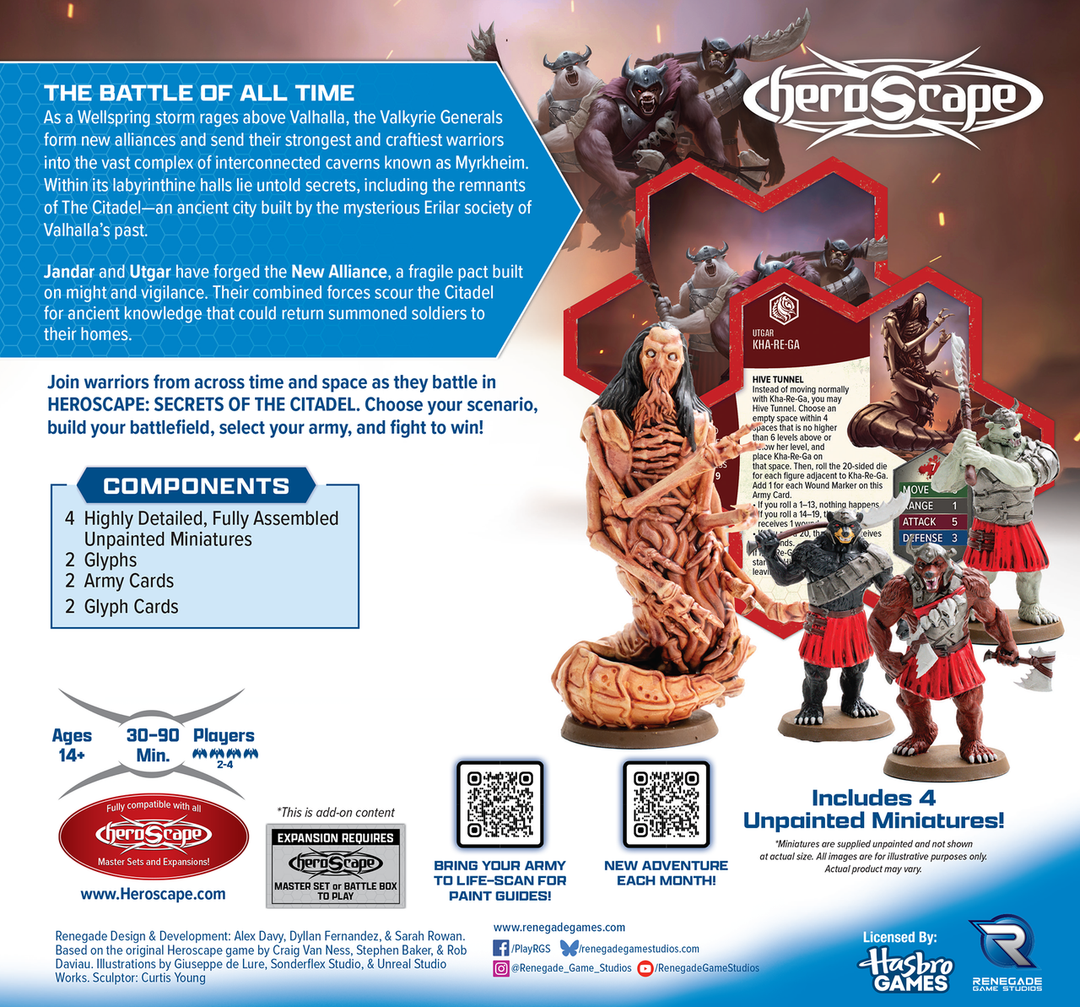Heroscape: Secrets of the Citadel - Might of the New Alliance Army Expansion