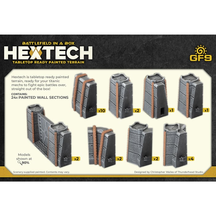 HexTech: Trinity City - Fortress Walls (HEXT30)