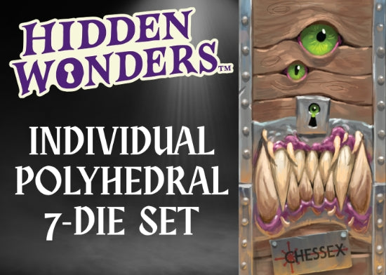 Hidden Wonders™ Assorted 7-Die Polyhedral Set (Chessex) (38000)