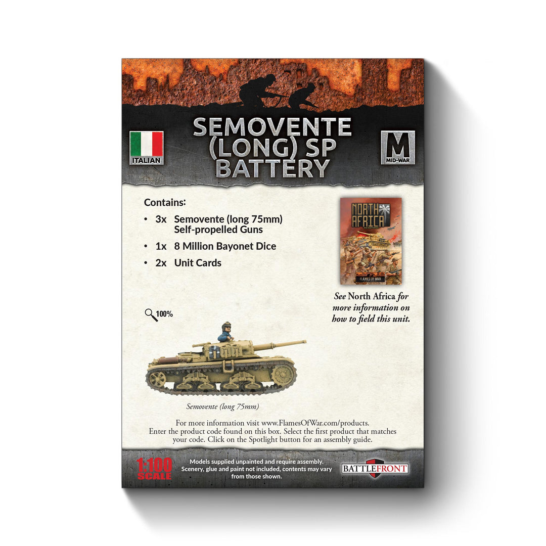 Flames of War: Semovente (Long 75mm) Assault Guns (x3) (IBX22)
