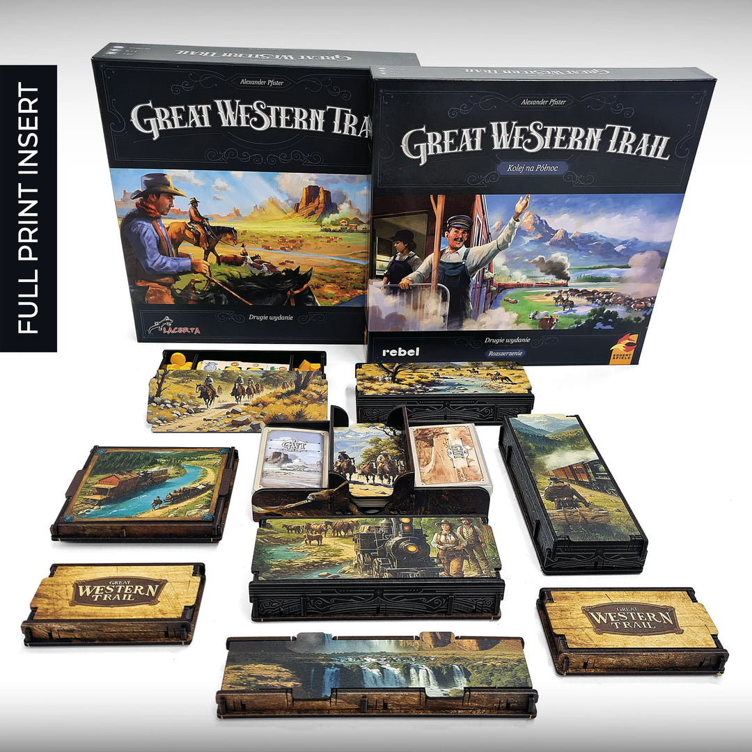 Insert for Great Western Trail 2nd ed + expansion UV Print (e-Raptor)