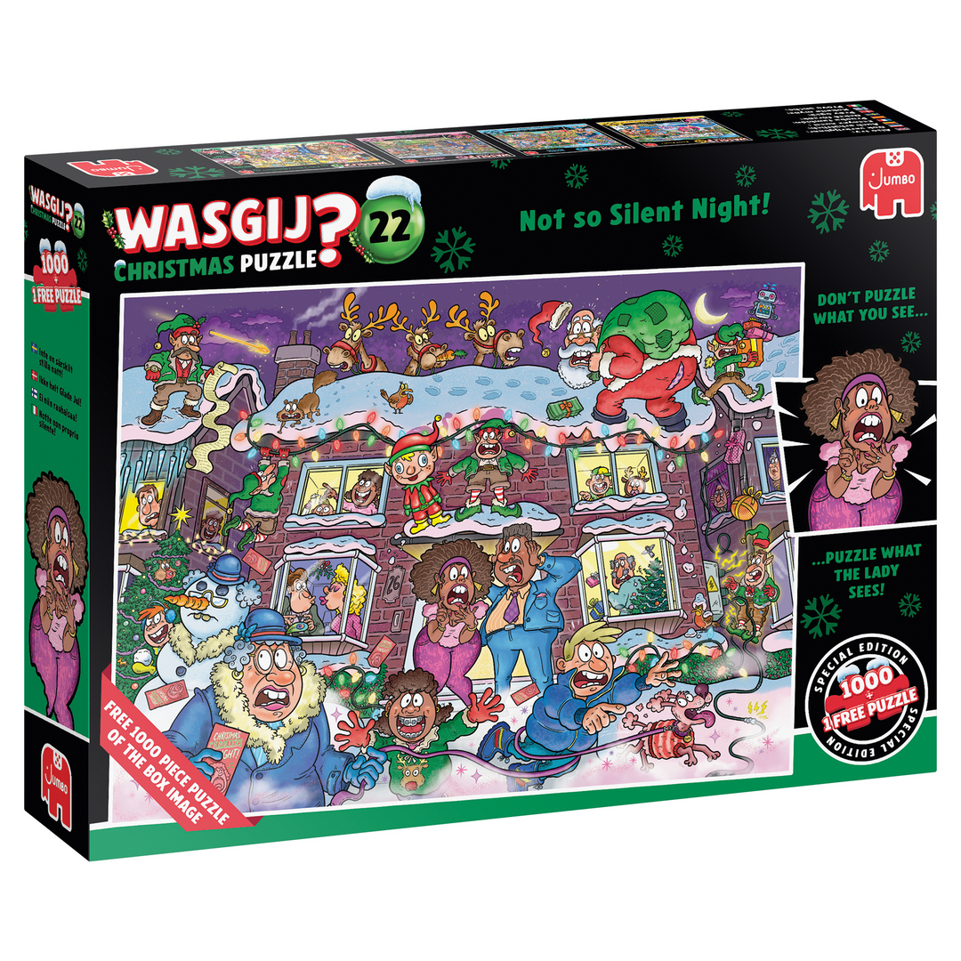 Wasgij Christmas 22 - Not so Silent Night! (2x1000 brikker)