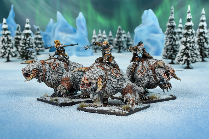 Kings of War: Northern Alliance Frost Fang Cavalry Regiment
