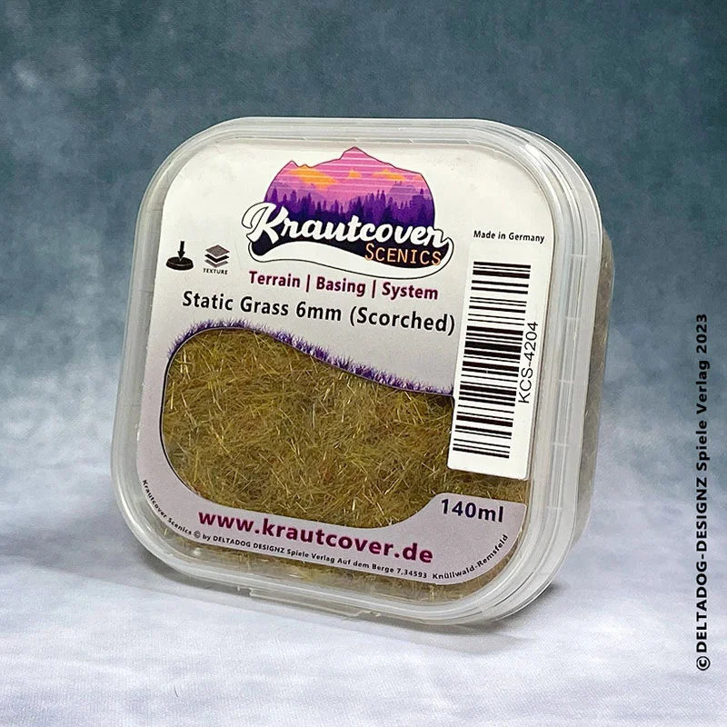 Krautcover: Groundcover - Static Grass Scorched 6mm (140ml)