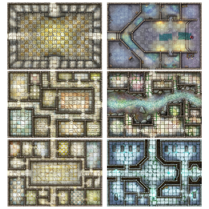 Essential RPG Battle Maps - Dungeon Set