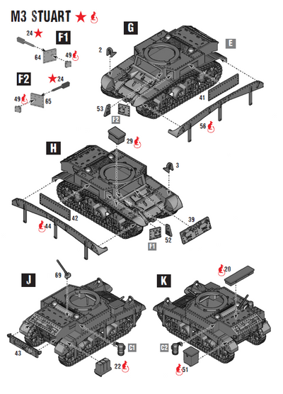 Bolt Action: M3 Stuart Platoon