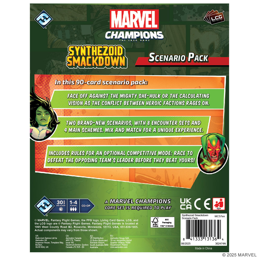 Marvel Champions: The Card Game - Synthezoid Smackdown Scenario Pack