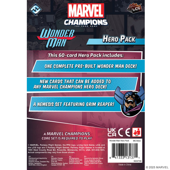 Marvel Champions: The Card Game - Wonder Man Hero Pack