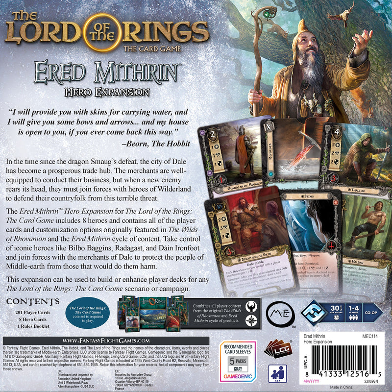 The Lord of the Rings: The Card Game - Ered Mithrin Hero Expansion