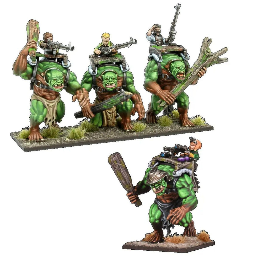 Kings of War: Halflings - Forest Troll Gunners