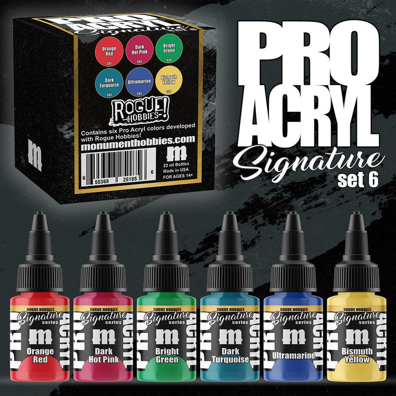 Pro Acryl Signature - Rogue Hobbies Signature Set - 6 Colors