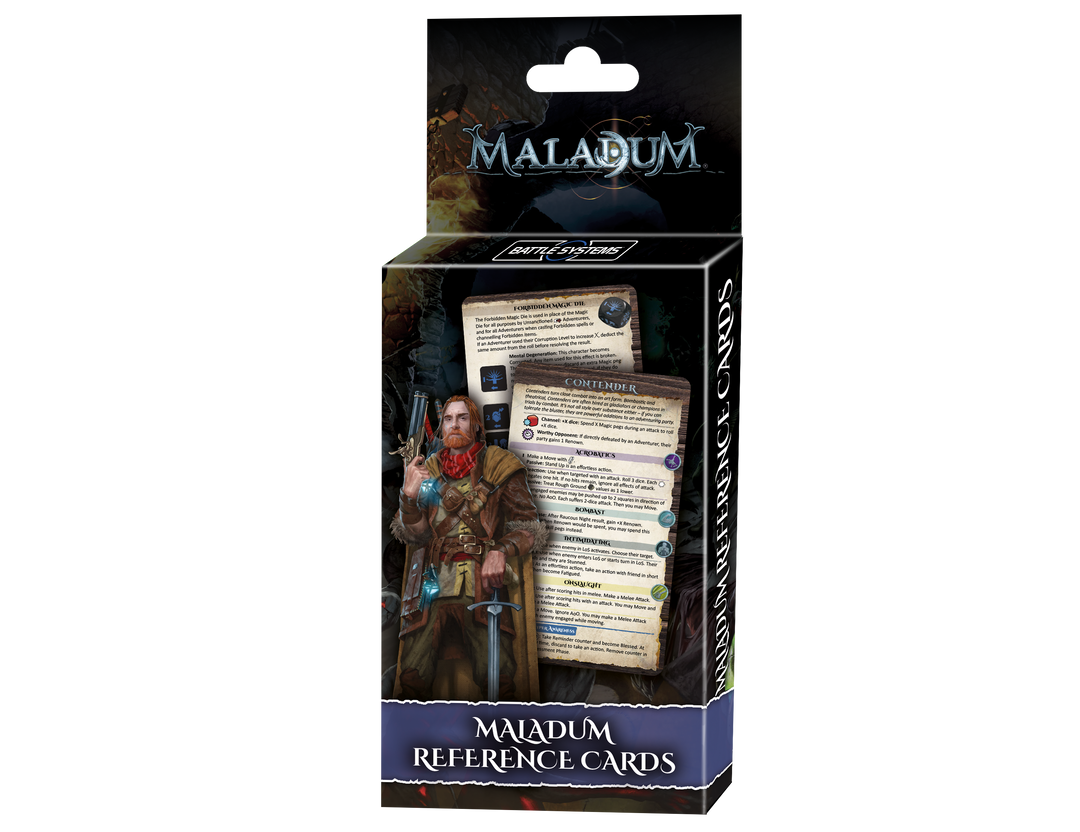 Maladum: Reference Cards