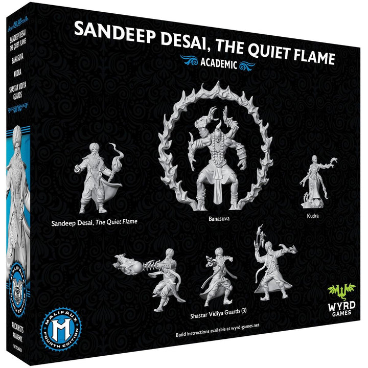 Malifaux 4th Edition: Arcanist - Sandeep Desai, The Quiet Flame