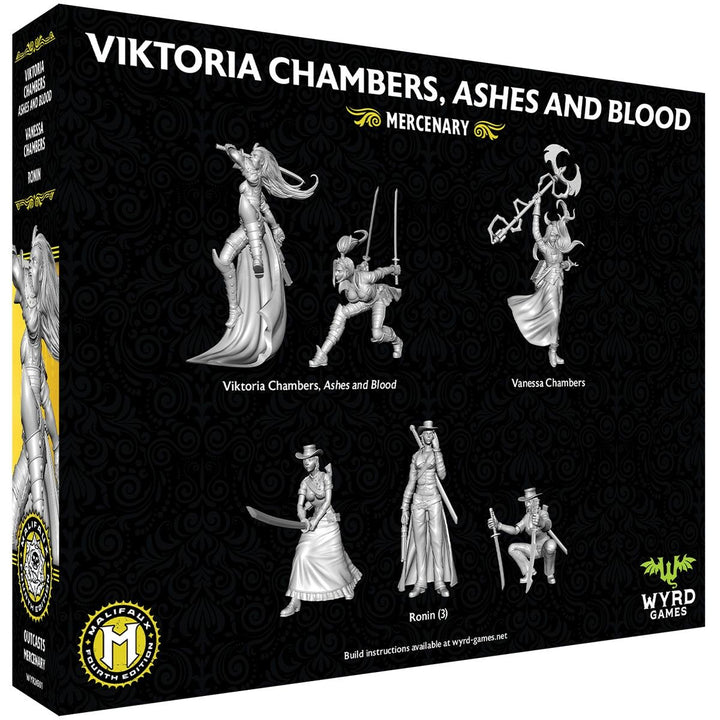Malifaux 4th Edition: Outcasts - Viktoria Chambers, Ashes and Blood