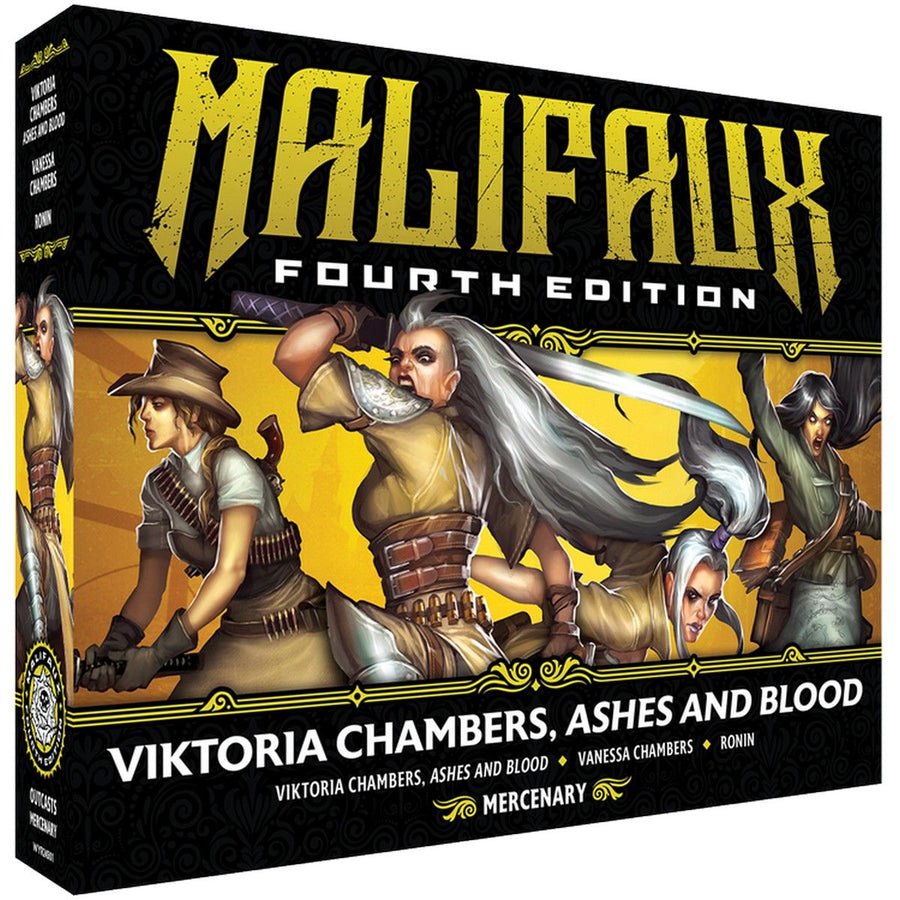 Malifaux 4th Edition: Outcasts - Viktoria Chambers, Ashes and Blood