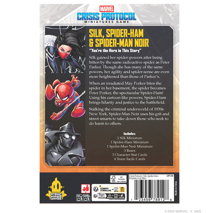 Marvel: Crisis Protocol - Silk, Spider-Ham & Spider-Man Noir