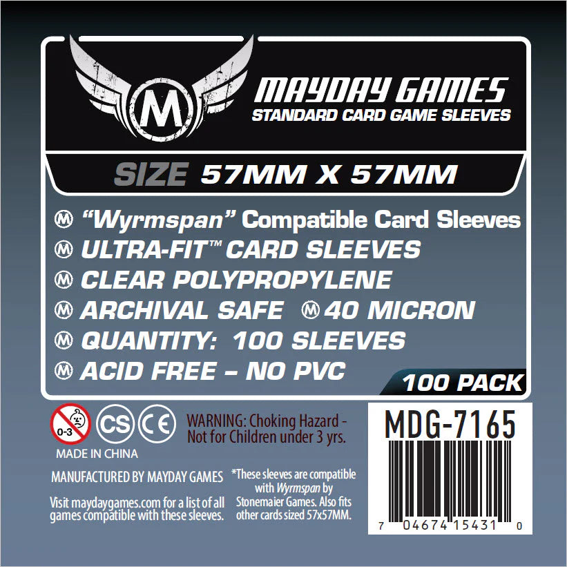 Mayday Games Standard-kvalitet kortlommer