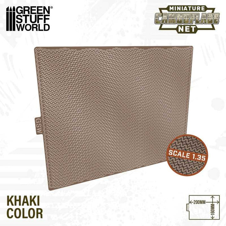 Miniature Camouflage Nets Khaki 1:35 (Green Stuff World)