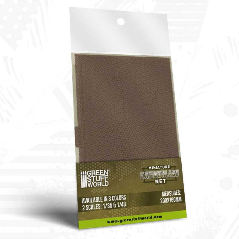 Miniature Camouflage Nets Khaki 1:48 (Green Stuff World)