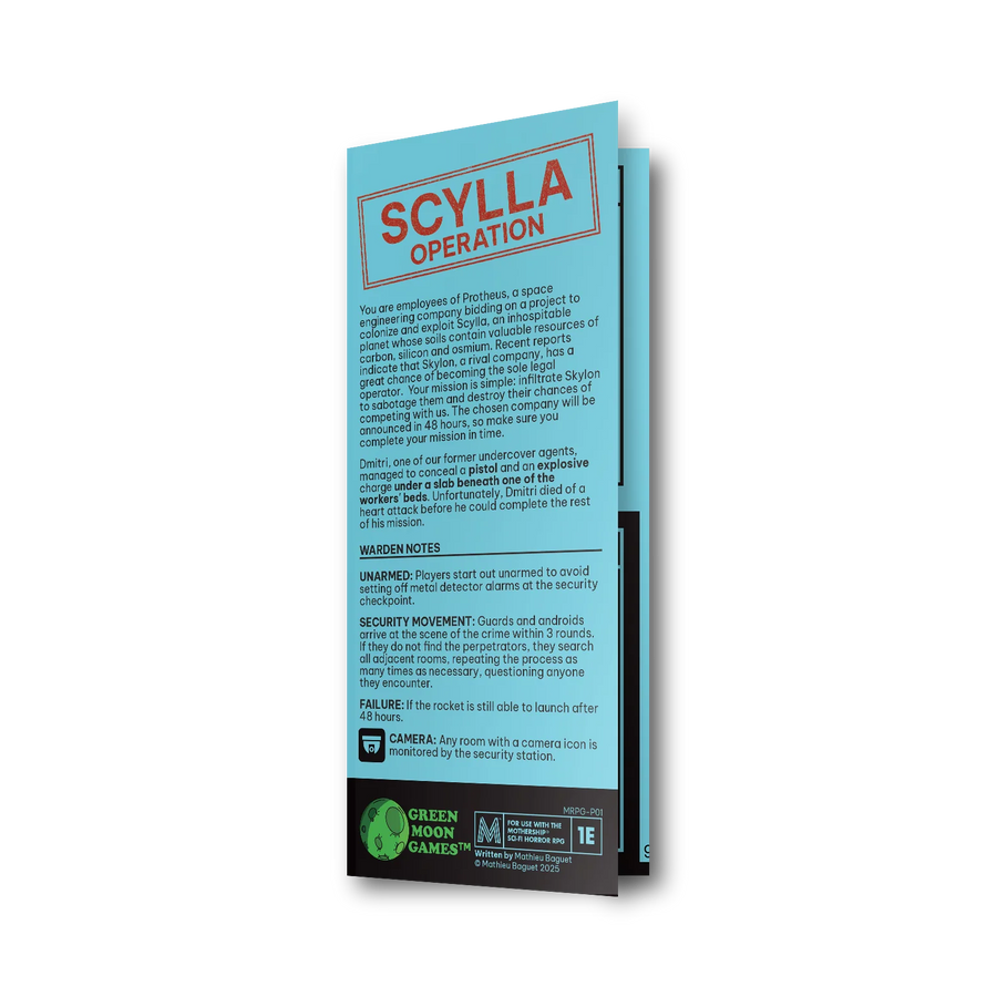 Mothership RPG: Scylla Operation