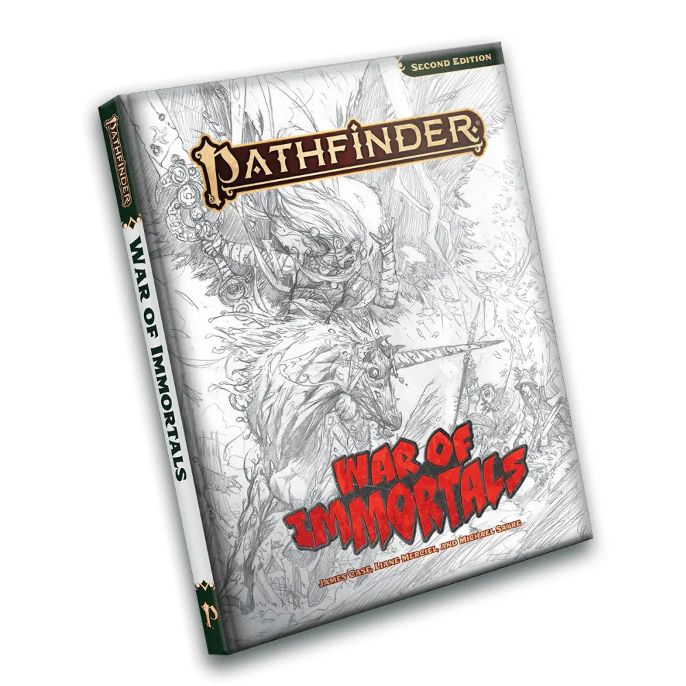 Pathfinder War of Immortals Sketch Cover