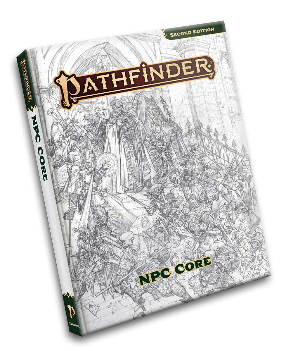 Pathfinder NPC Core Sketch Cover