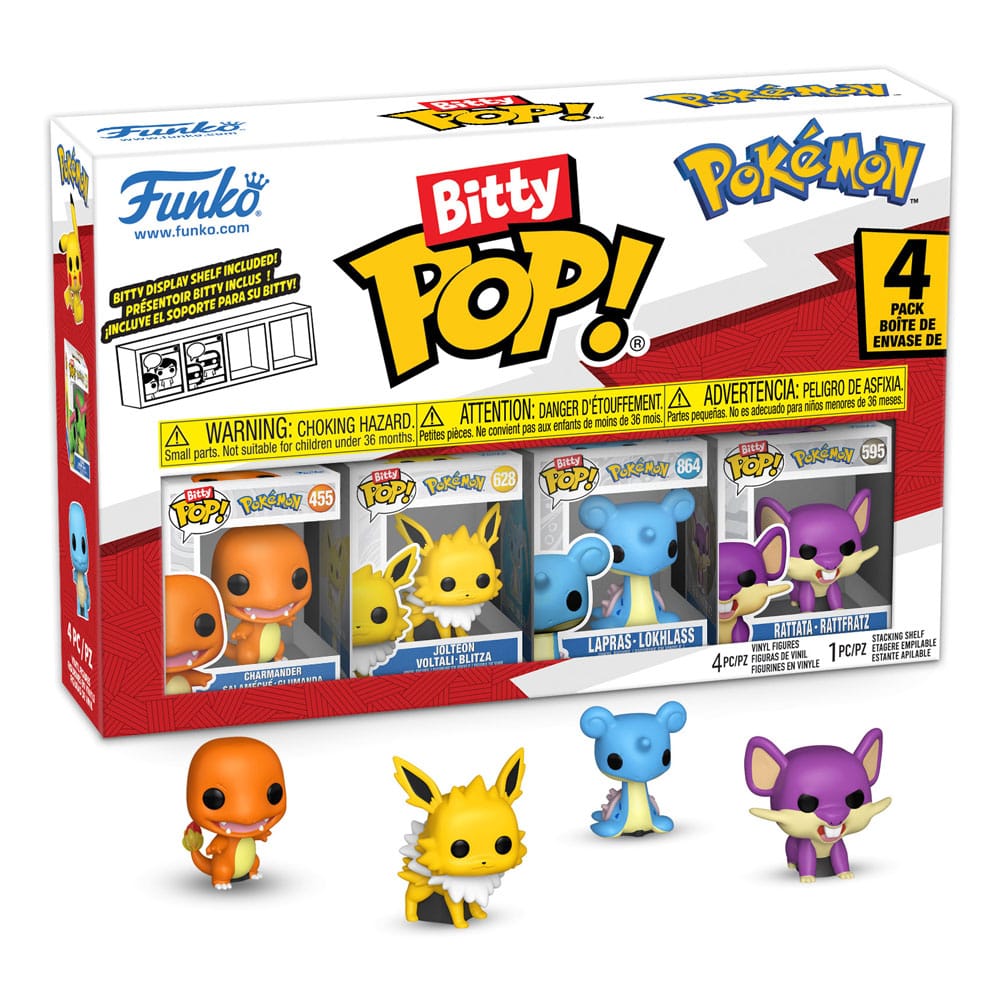 Pokémon Bitty POP! Vinyl Figure 4-Pack Series 2