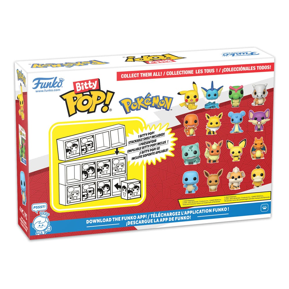 Pokémon Bitty POP! Vinyl Figure 4-Pack Series 4