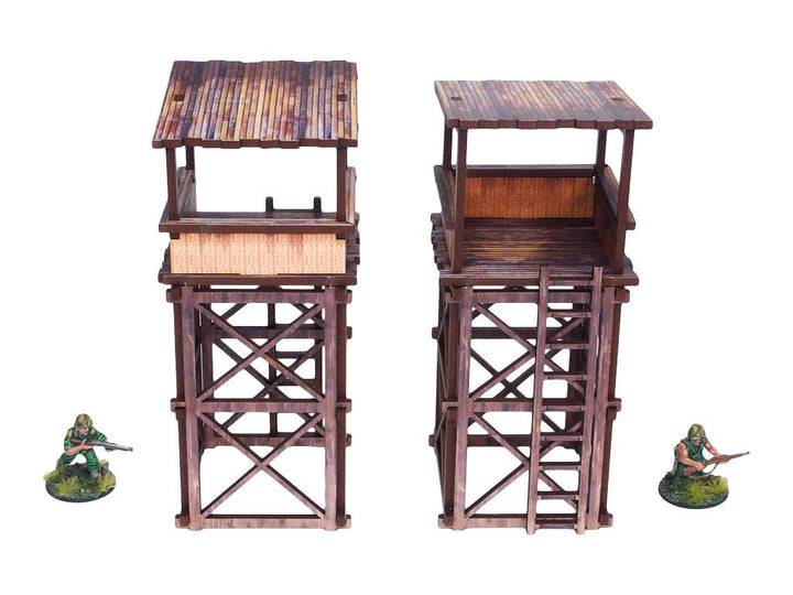 Pre-Painted WW2 Pacific Guard Tower (2)
