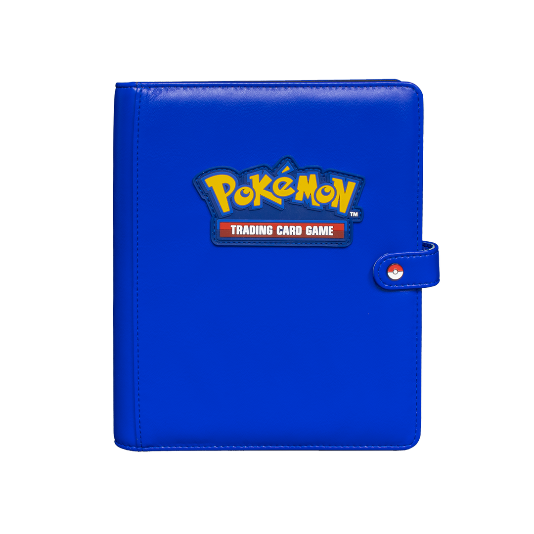 Premium Blue 4-Pocket Snap Binder for Pokémon (Ultra PRO)