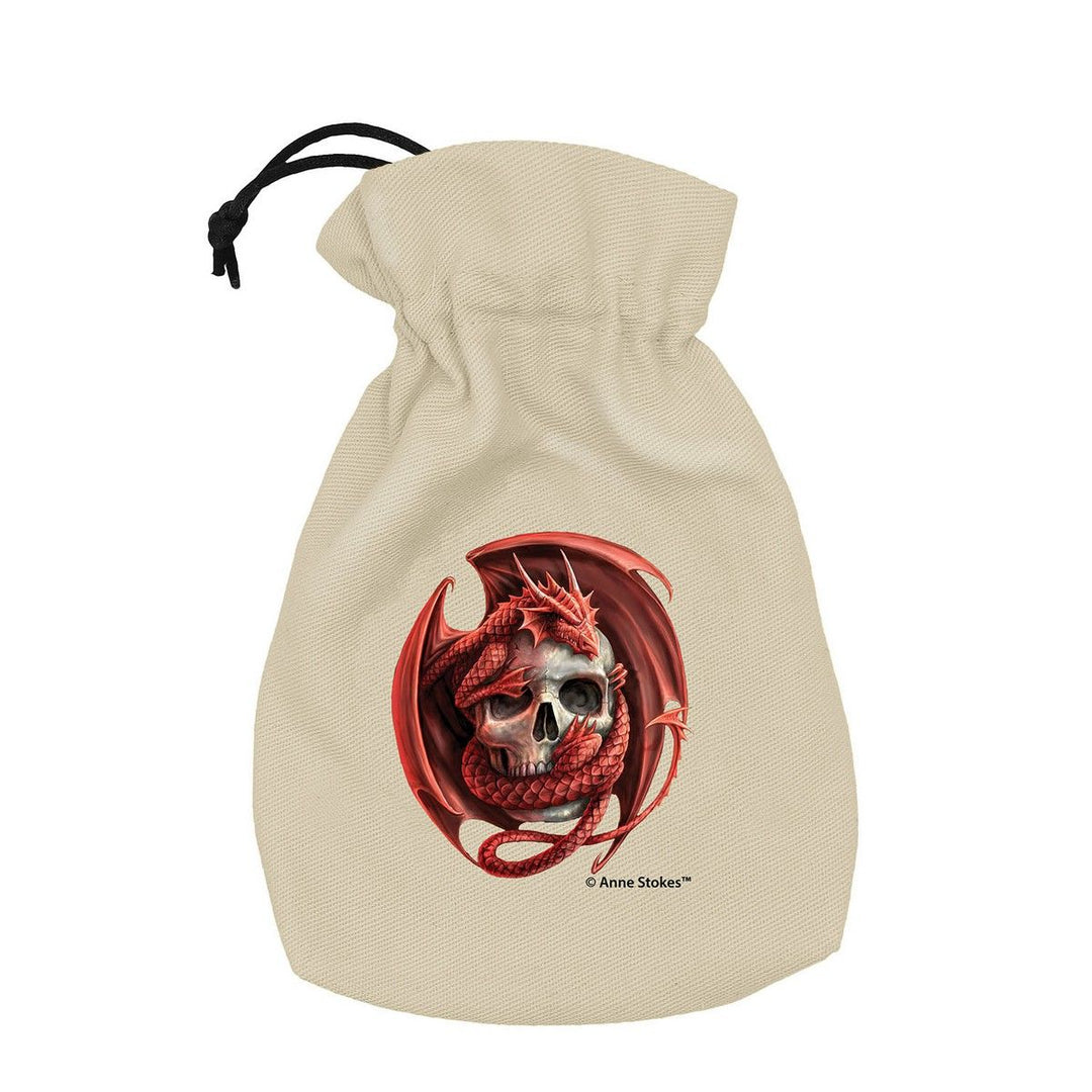 Anne Stokes Dice Pouch: Skull Embrace (Q-Workshop) (BAST205)