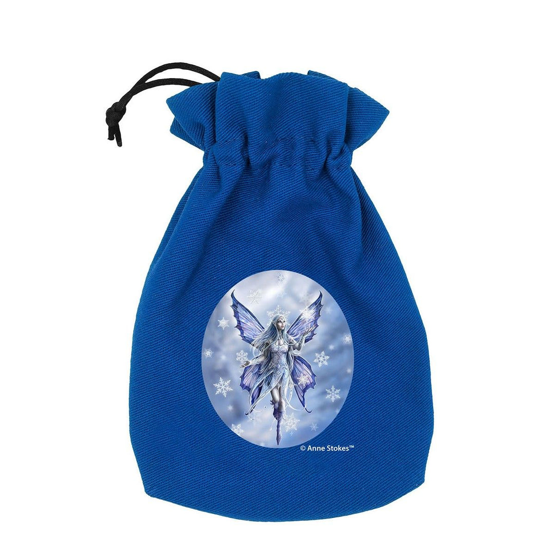 Anne Stokes Dice Pouch: Snow Fairy (Q-Workshop) (BAST207)