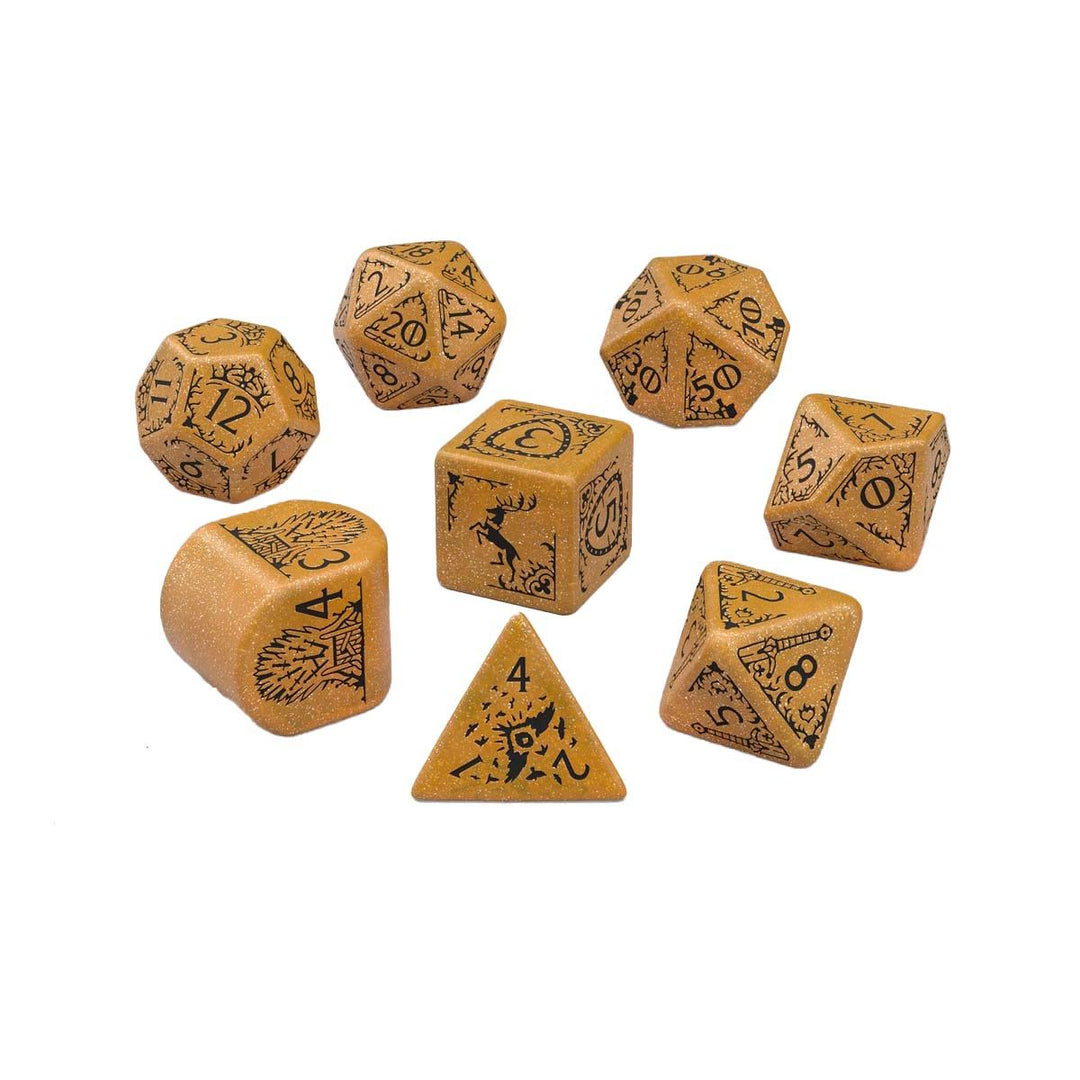 Game of Thrones: Baratheon 7-die Dice Set (Q-Workshop)