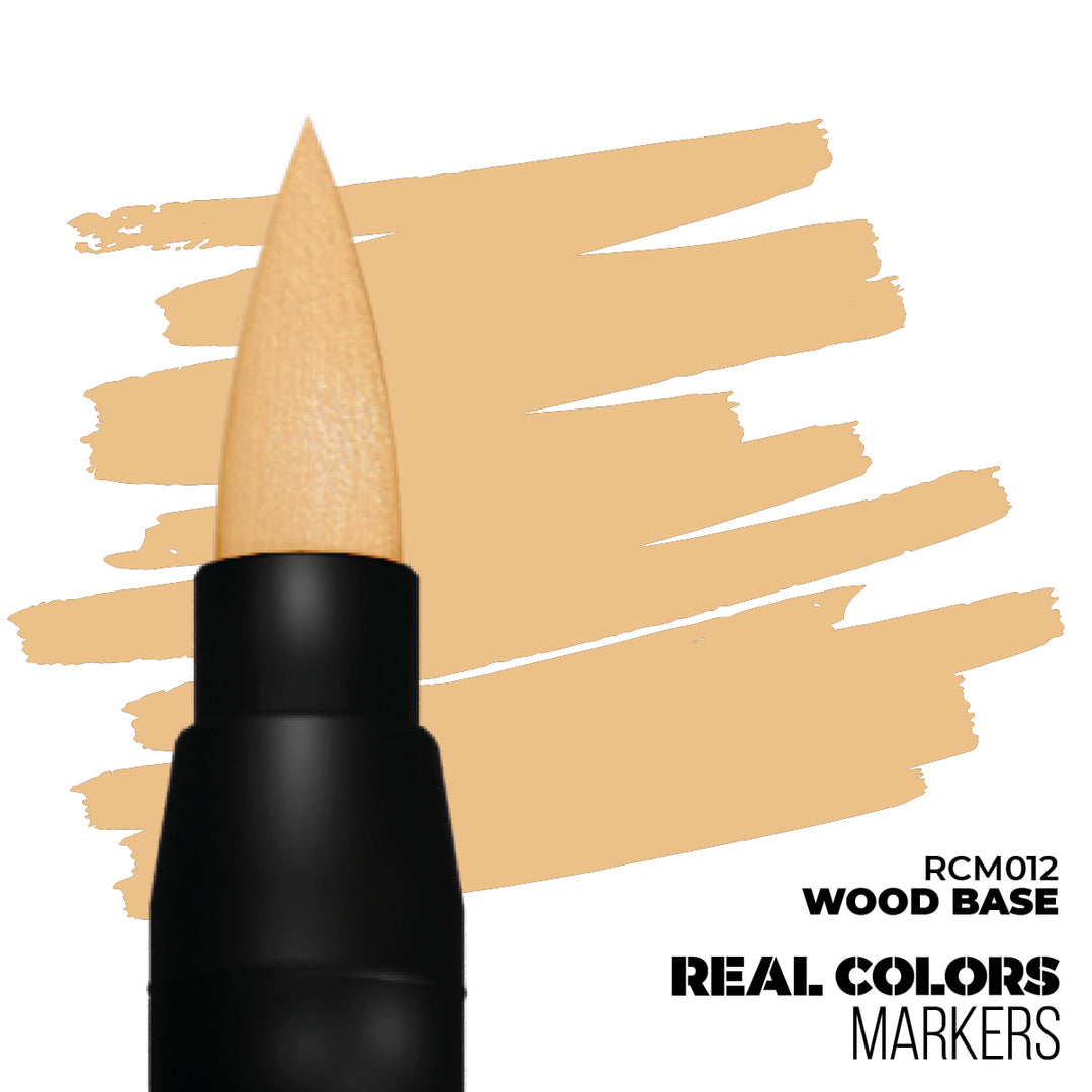 Real Colors Markers: Wood Base (AK Interactive) (RCM012)