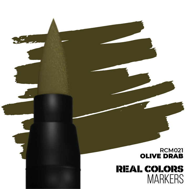 Real Colors Markers: Olive Drab (AK Interactive) (RCM021)