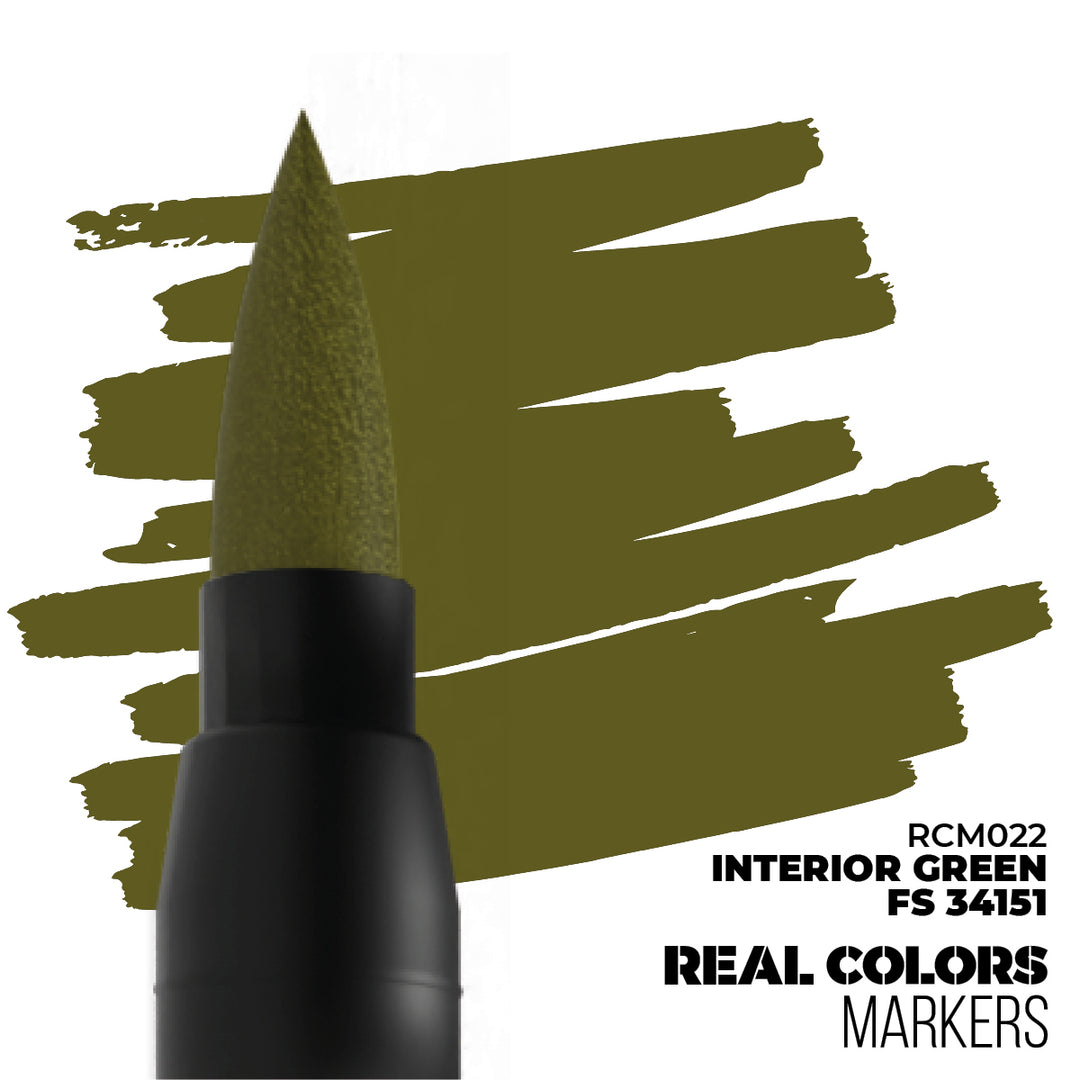 Real Colors Markers: Interior Green FS 34151 (AK Interactive) (RCM022)
